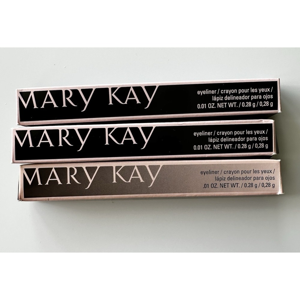 (Lot Of 3) MARY KAY EYELINER BLACK NOIR 090136 NEW IN BOX DISCONTINUED